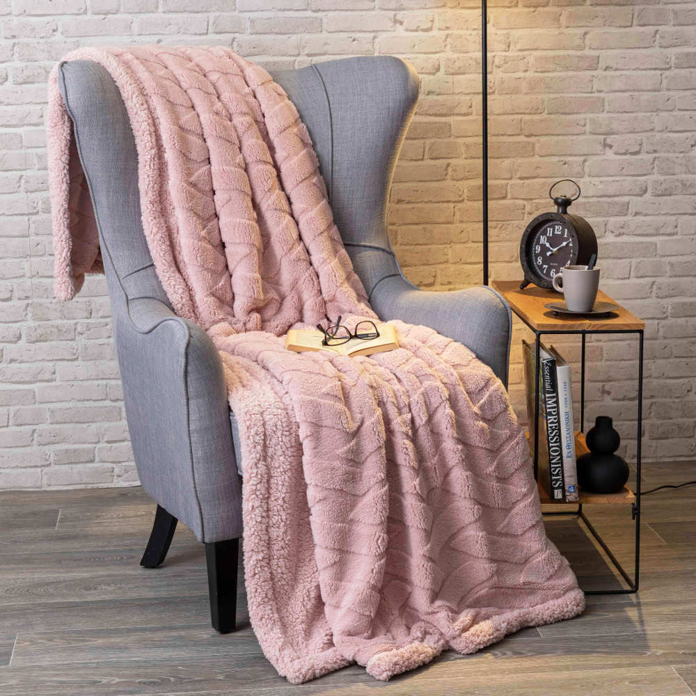 Κουβέρτα Sherpa Callista Υπέρδιπλη από την εταιρεία Borea Home Textiles