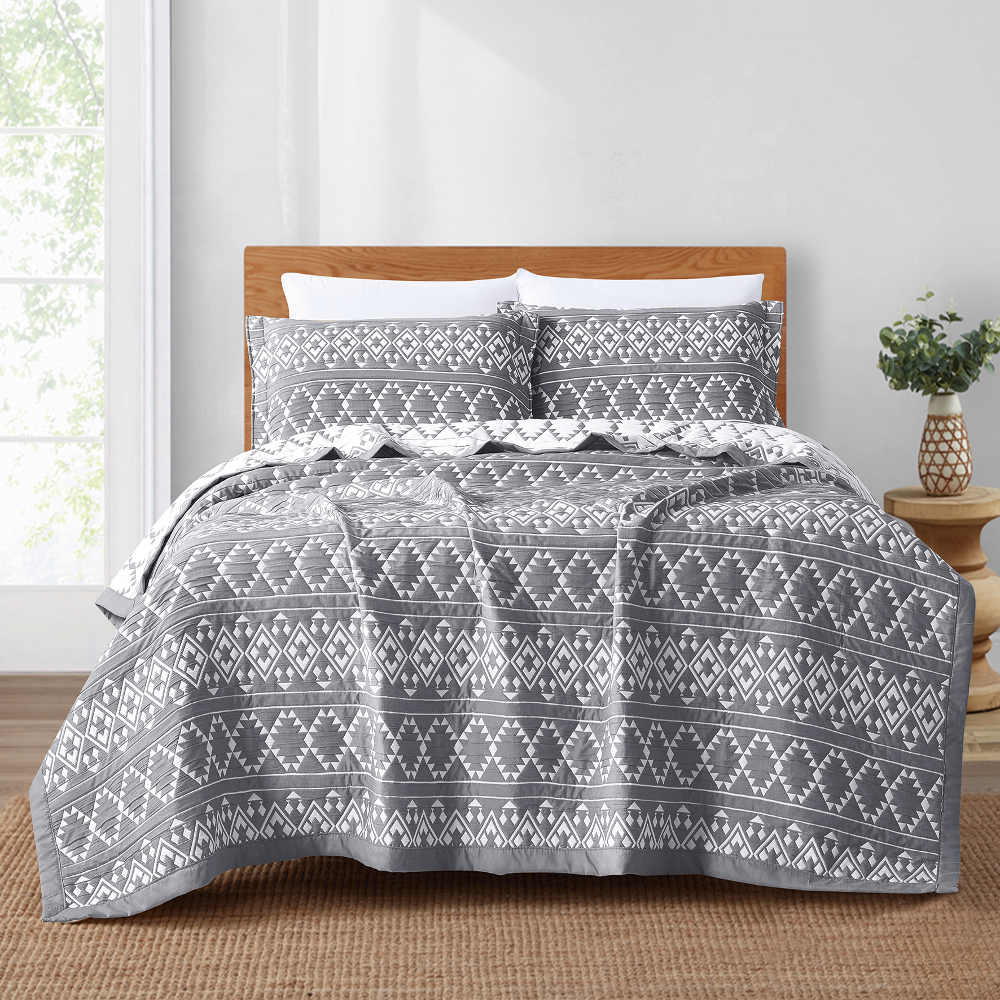 Κουβέρτα Ζακάρ Σετ Aztek από την εταιρεία Borea Home Textiles