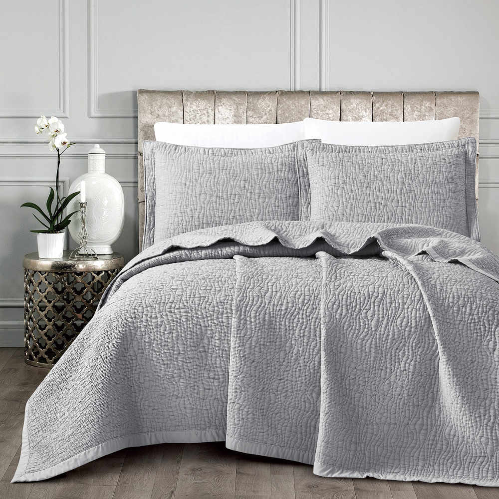 Κουβέρτα Ζακάρ Σετ Νερά από την εταιρεία Borea Home Textiles