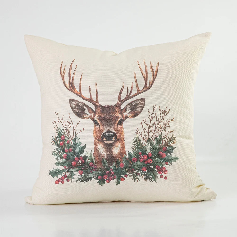 Μαξιλάρι Διακοσμητικό Χριστουγεννιάτικο Printed Σχέδιο 101 από την εταιρεία Borea Home Textiles