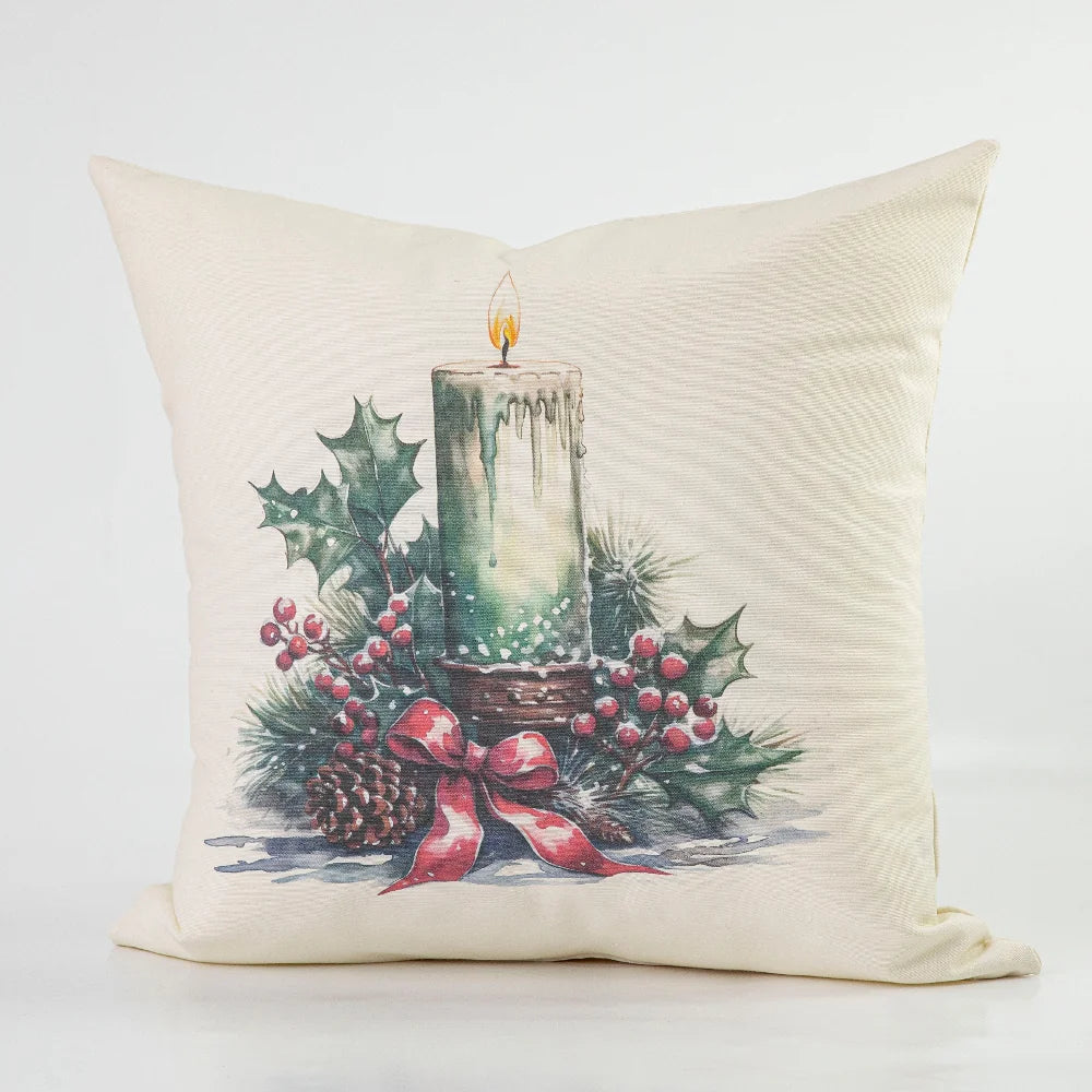 Μαξιλάρι Διακοσμητικό Χριστουγεννιάτικο Printed Σχέδιο 102 από την εταιρεία Borea Home Textiles