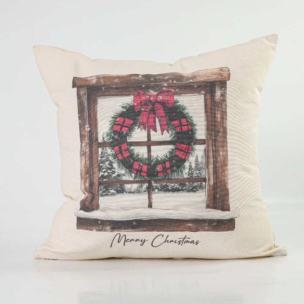 Μαξιλάρι Διακοσμητικό Χριστουγεννιάτικο Printed Σχέδιο 106 από την εταιρεία Borea Home Textiles