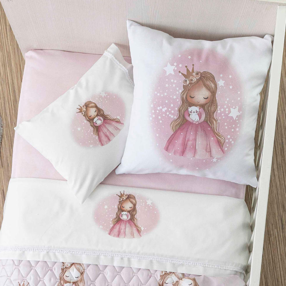 Μαξιλάρι Διακοσμητικό Printed Little Queen από την εταιρεία Borea Home Textiles