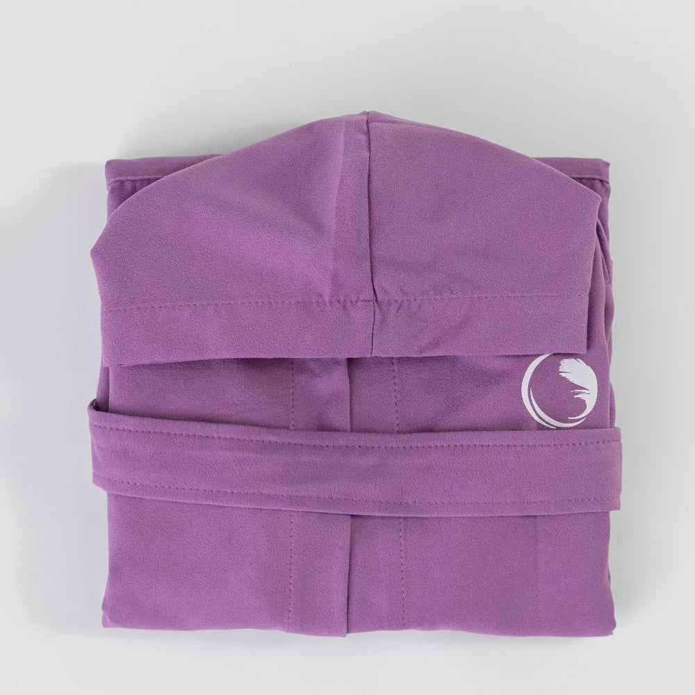 Μπουρνούζι Εφηβικό Με Κουκούλα Torpedo Μωβ από την εταιρεία Borea Home Textiles