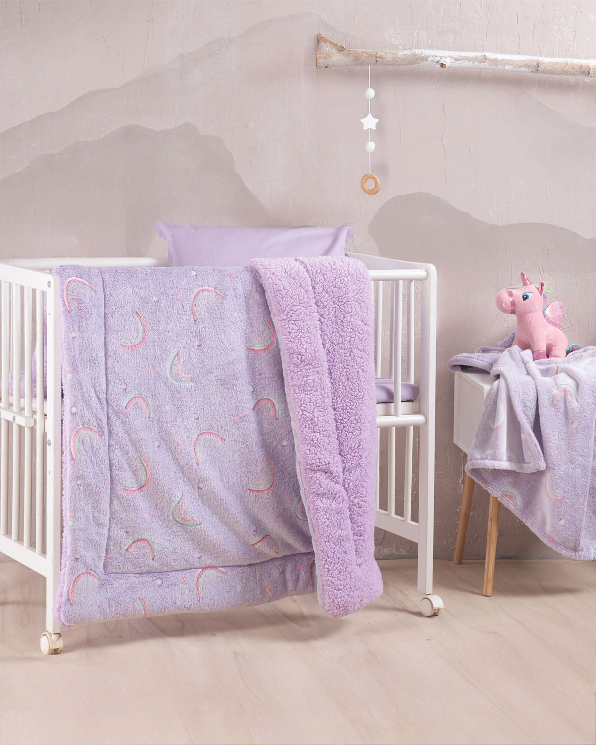 NELIE - Κουβερτοπάπλωμα ΚΟΥΝΙΑΣ LUMINUS (flannel fleece) 110 x 140 110 x 140 από την εταιρεία Rythmos Home