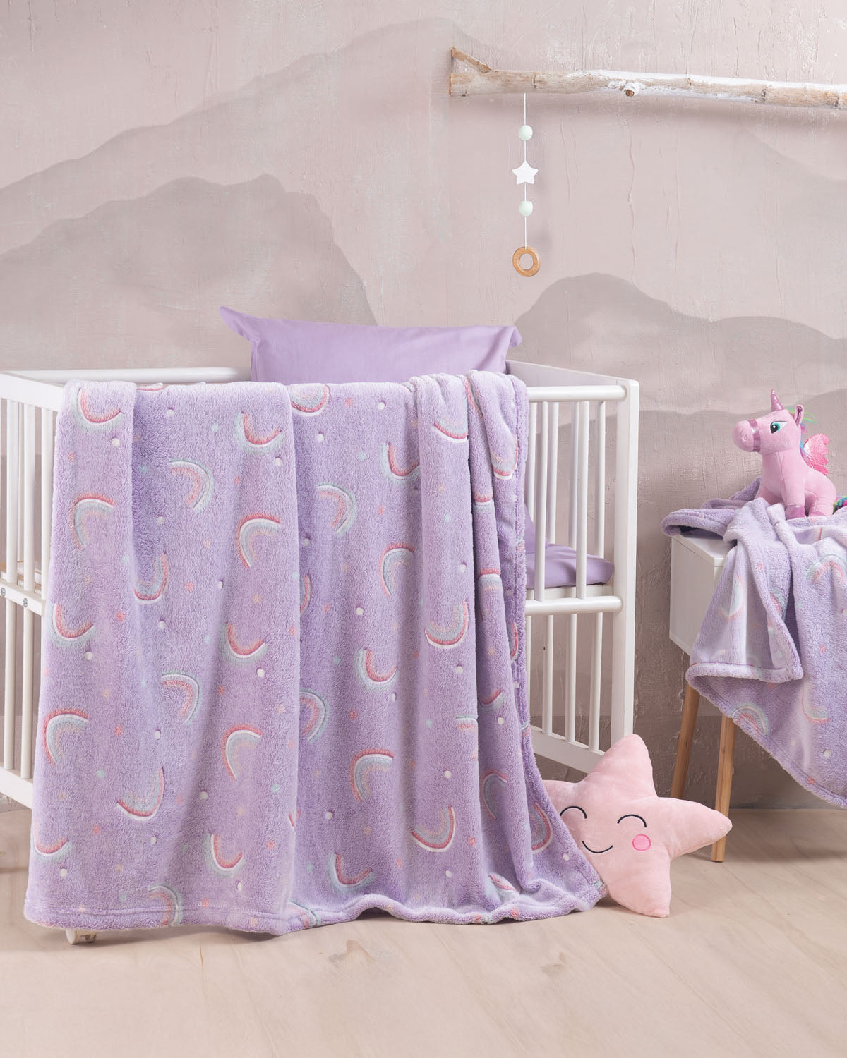 NELIE - ΚΟΥΒΕΡΤΑ ΚΟΥΝΙΑΣ LUMINUS (flannel fleece) Default Title από την εταιρεία Rythmos Home