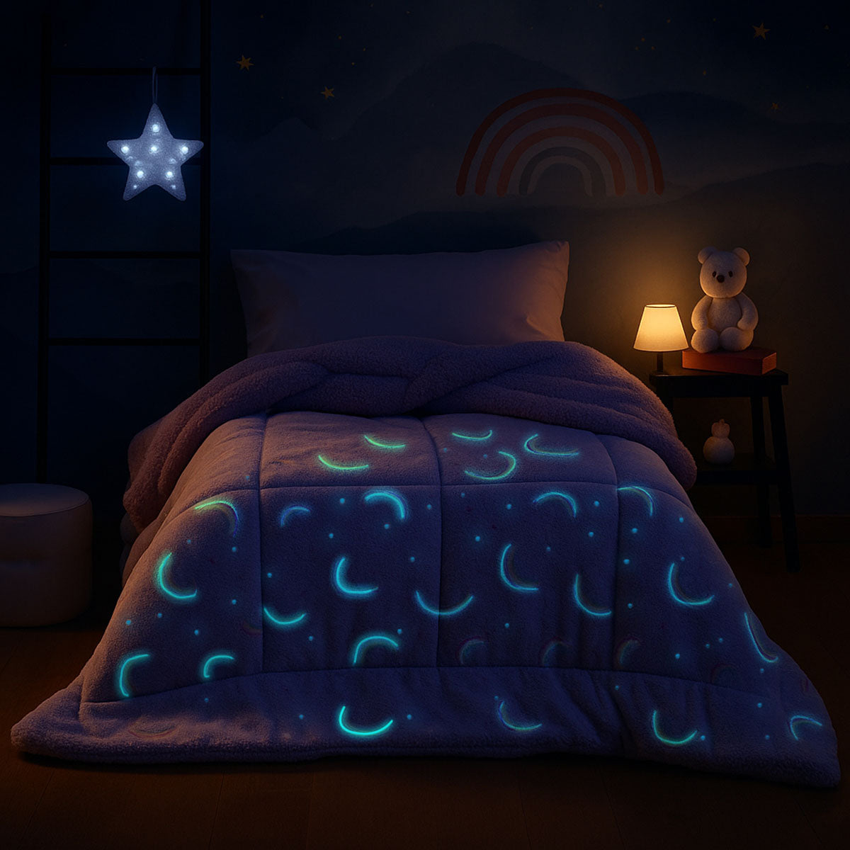 ODDITY - Κουβέρτα ΠΑΙΔΙΚΗ LUMINUS (flannel fleece) από την εταιρεία Rythmos Home