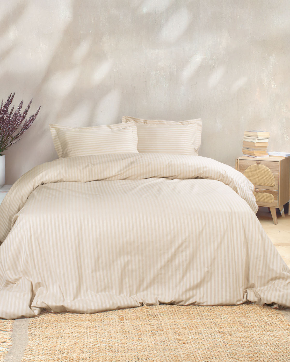 NEXUS - ΥΠΕΡΔΙΠΛΟ Σετ πάπλωμαΤΟΘΗΚΗΣ ΥΠΕΡΔΙΠΛΗ (235Χ265) Κρεμ ΥΠΕΡΔΙΠΛΗ (235Χ265) από την εταιρεία Rythmos Home