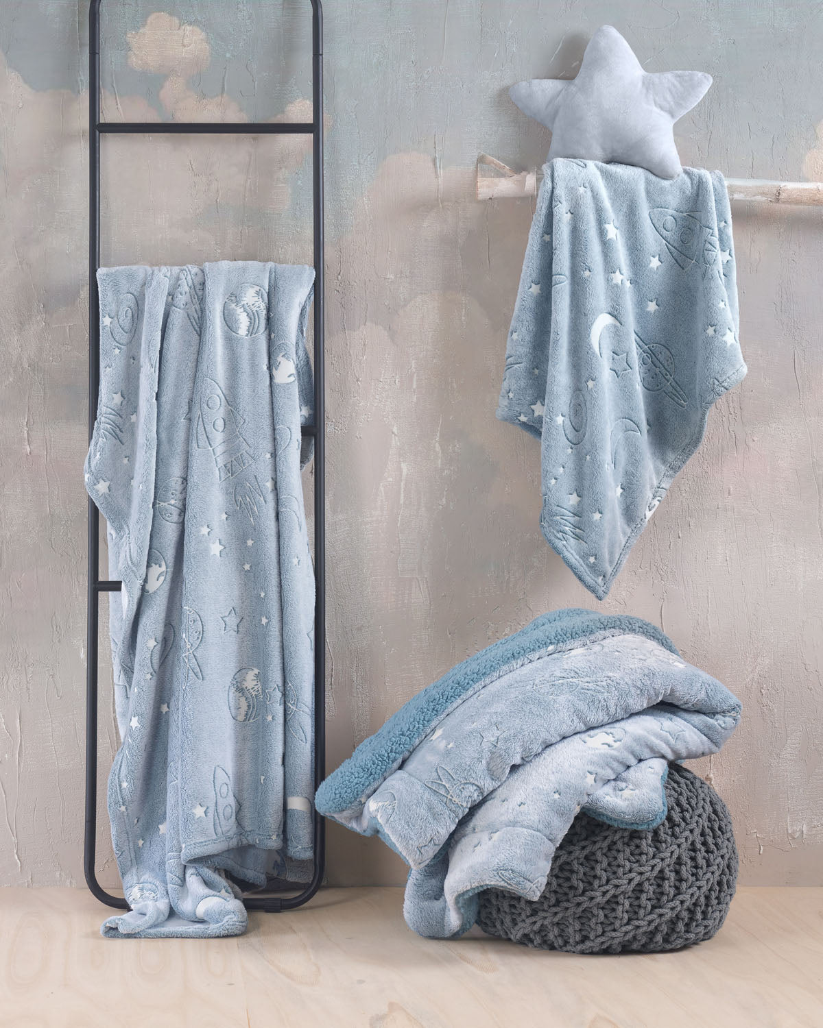 ODDITY - Κουβέρτα ΑΓΚΑΛΙΑΣ LUMINUS (flannel fleece) από την εταιρεία Rythmos Home