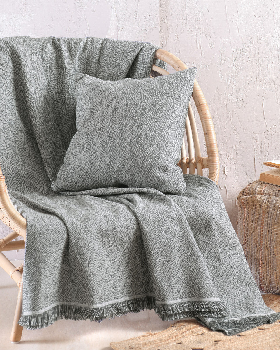 ONLY Γκρι - Μαξιλαροθήκη από την εταιρεία Rythmos Home