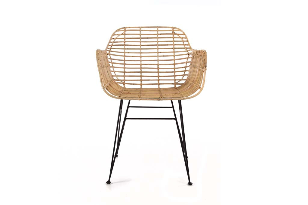 Καρέκλα Τραπεζαρίας με μπράτσα Marea Black legs (57x60x82) Soulworks 0300087 από την εταιρεία SOULWORKS