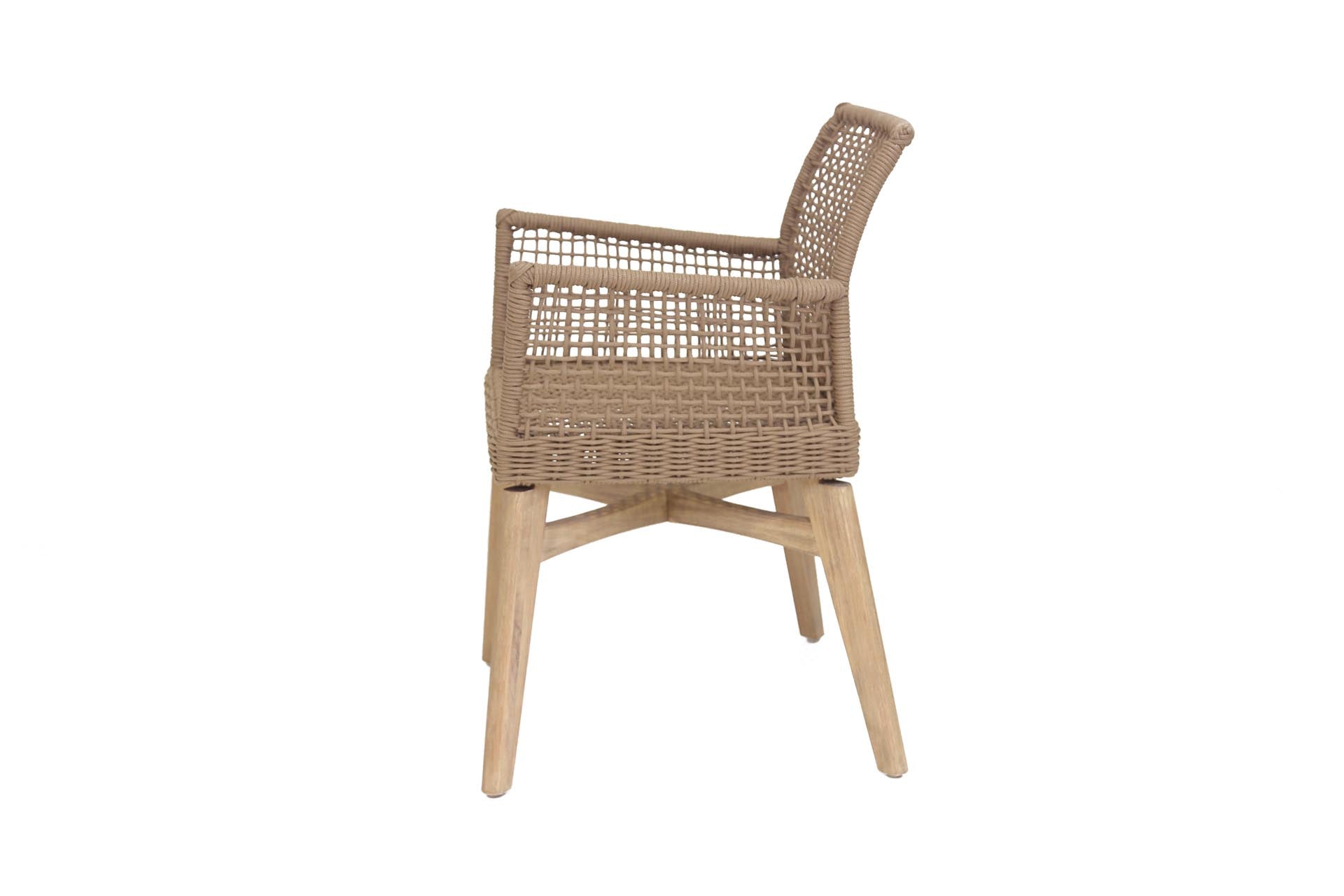 Καρέκλα Τραπεζαρίας με μπράτσα Thin Air Low Back Latte (61x59x79) Soulworks 0370070 από την εταιρεία SOULWORKS