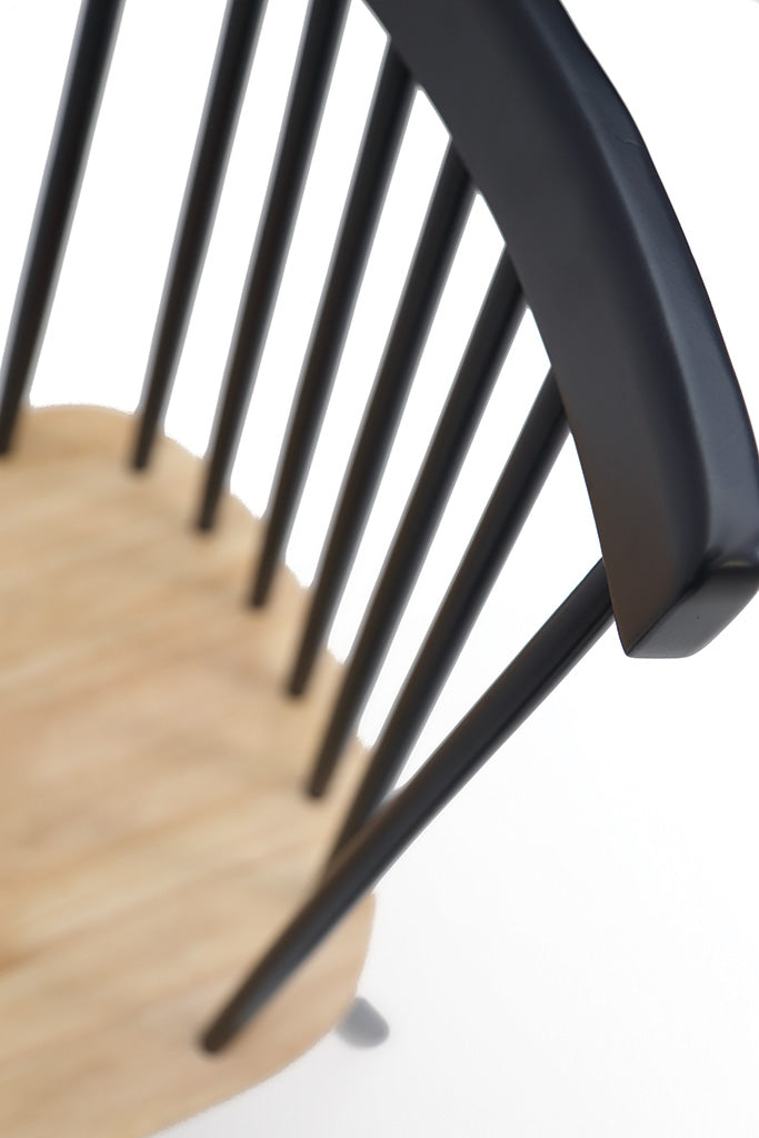 Καρέκλα Τραπεζαρίας Kristie Natural/Navy Blue (42x52x87) Soulworks 0600005 από την εταιρεία SOULWORKS