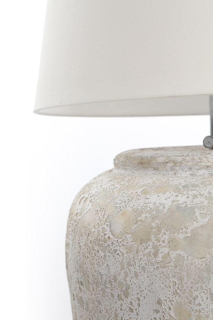 Κεραμικό Επιτραπέζιο Φωτιστικό Zimp White Classic (40x40x45) Soulworks 0630001 από την εταιρεία SOULWORKS