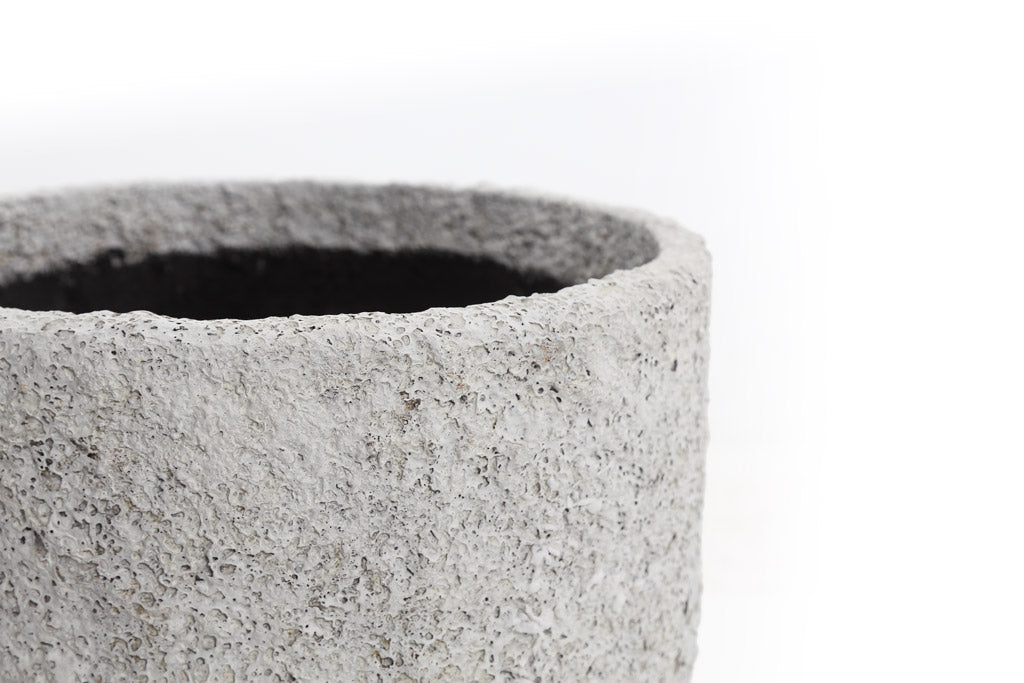 Διακοσμητικό βάζο Siso Gel Coral White (45x45x53) GRC Soulworks 0630017 από την εταιρεία SOULWORKS