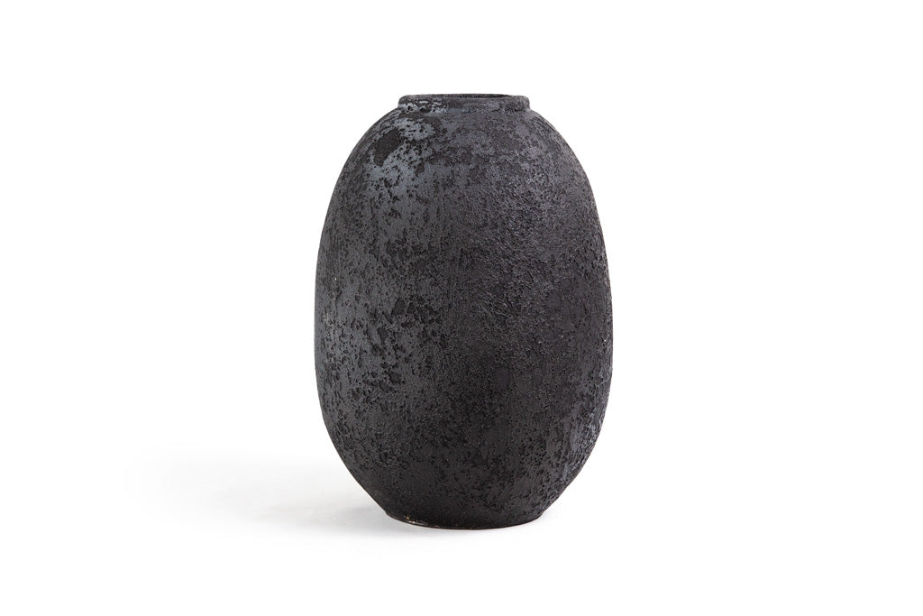Κεραμικό Διακοσμητικό Βάζο Siso Nic Black Spot Gray Large (27x27x40) Soulworks 0630058 από την εταιρεία SOULWORKS