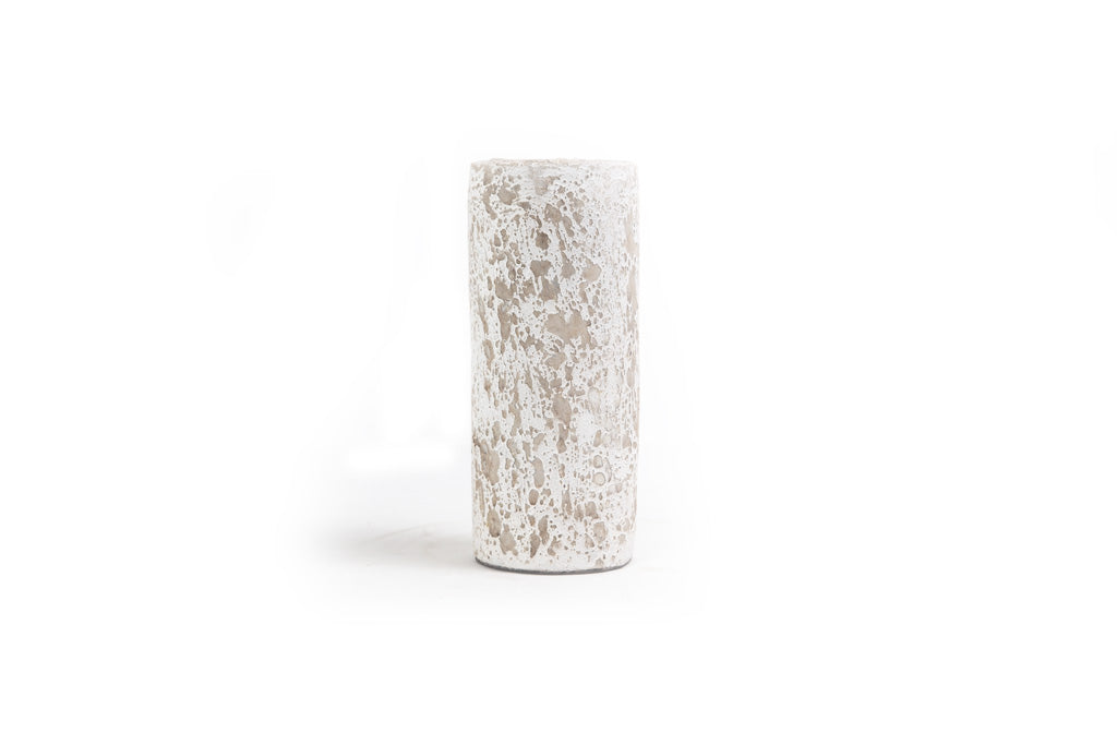 Κεραμικό Κηροπήγιο Slind White Classic Medium (11x11x25) Soulworks 0630067 από την εταιρεία SOULWORKS