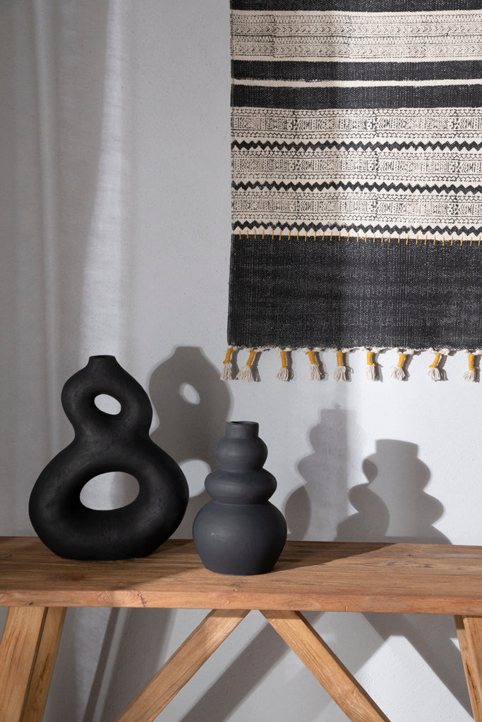Διακοσμητικό Βάζο Than Black (18x27) Soulworks 0750003 από την εταιρεία SOULWORKS