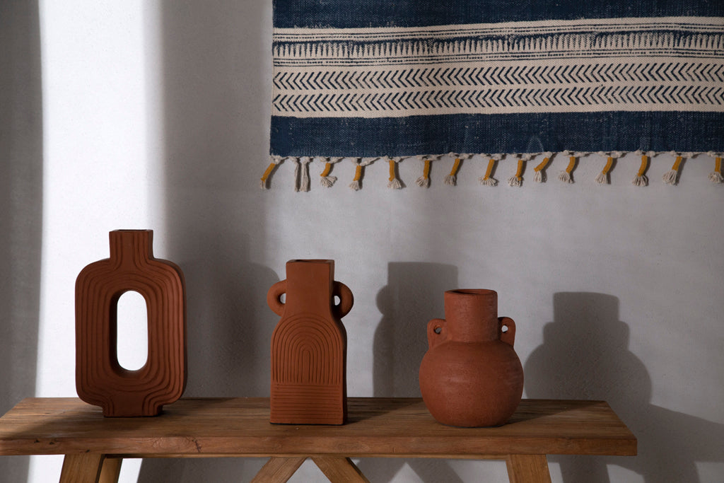 Διακοσμητικό Βάζο Dorus Teracotta (17.5x10.5x32) Soulworks 0750006 από την εταιρεία SOULWORKS