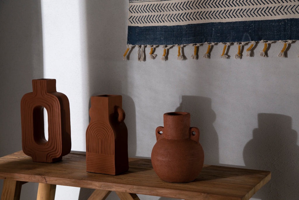 Διακοσμητικό Βάζο Horus Teracotta (20.5x25) Soulworks 0750007 από την εταιρεία SOULWORKS