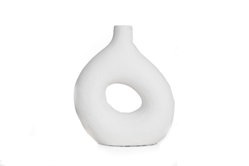 Διακοσμητικό Βάζο Origen White (30x11x33) Soulworks 0750008 από την εταιρεία SOULWORKS