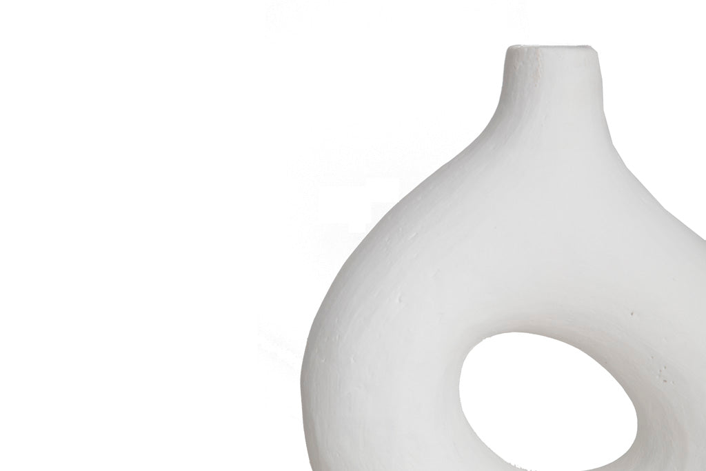 Διακοσμητικό Βάζο Origen White (30x11x33) Soulworks 0750008 από την εταιρεία SOULWORKS