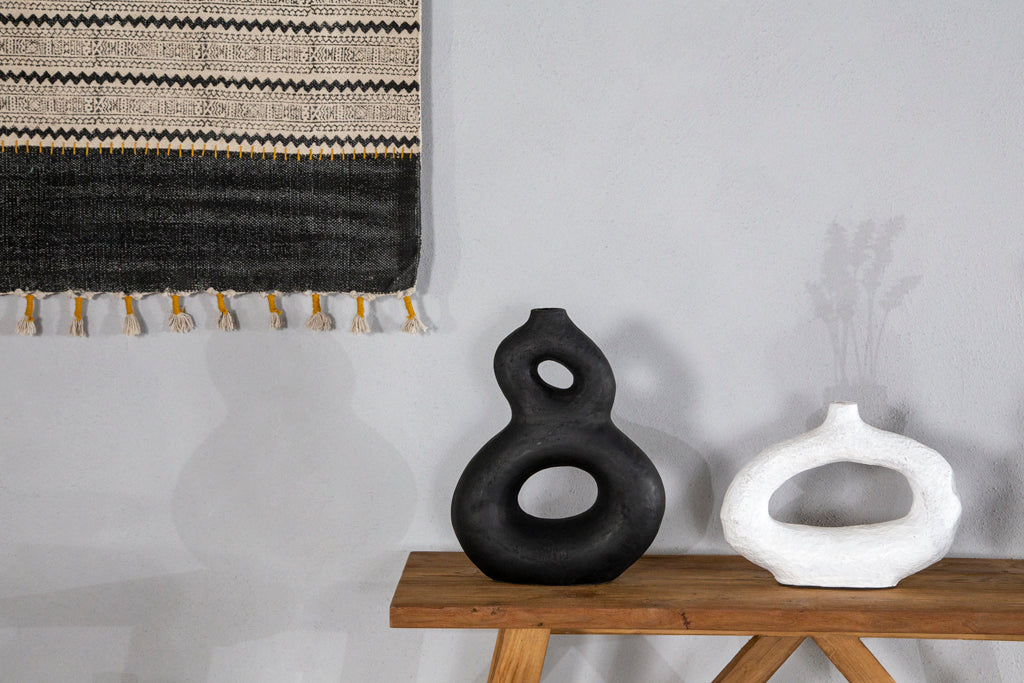 Διακοσμητικό Βάζο Bion Black (32x11x41.5) Soulworks 0750012 από την εταιρεία SOULWORKS