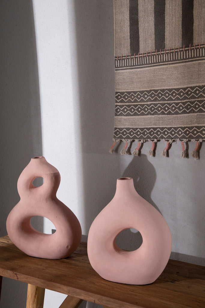 Διακοσμητικό Βάζο Bion Dusty Pink (32x11x41.5) Soulworks 0750013 από την εταιρεία SOULWORKS