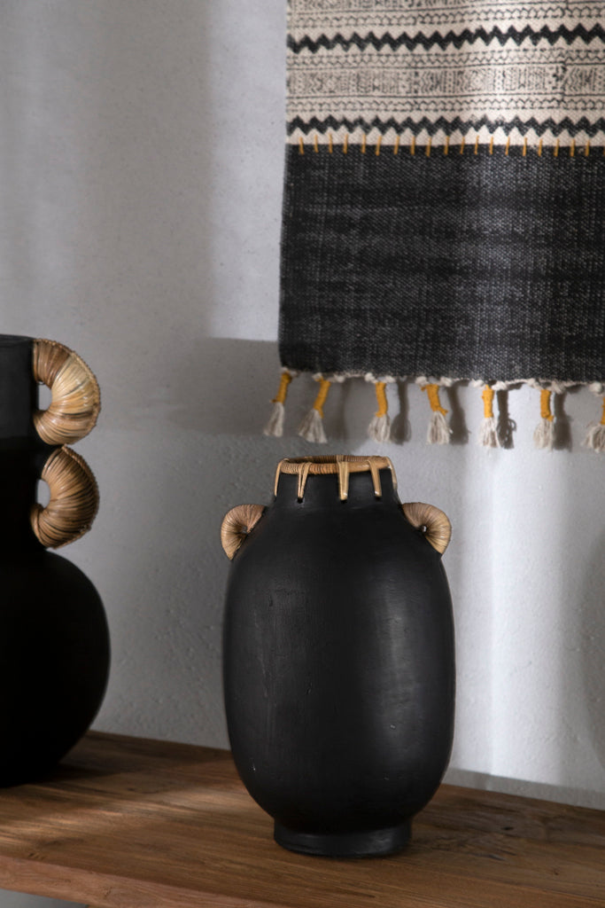 Διακοσμητικό Βάζο Usiris Black (21x35) Soulworks 0750014 από την εταιρεία SOULWORKS