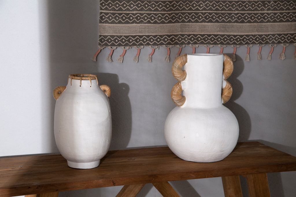 Διακοσμητικό Βάζο Kore White (30x43) Soulworks 0750017 από την εταιρεία SOULWORKS