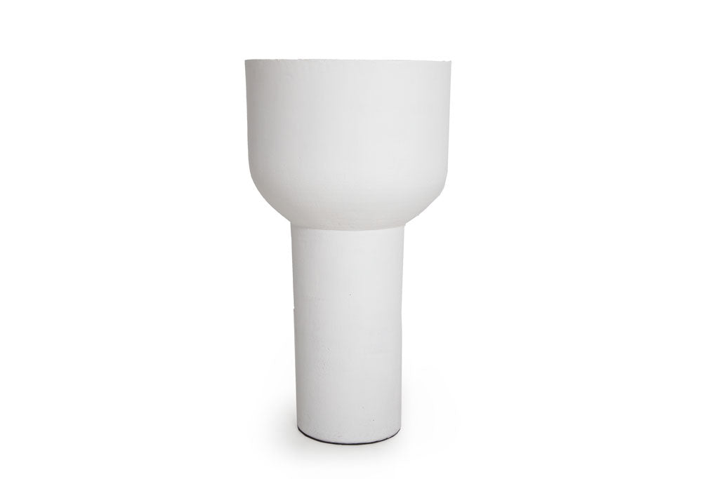 Διακοσμητικό Βάζο Phile White (42x74.5) Soulworks 0750019 από την εταιρεία SOULWORKS
