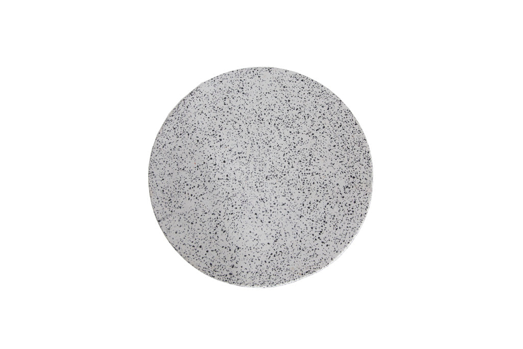 Σκαμπό Rieti Terazzo Grey Black (35x35x45) Soulworks 0800007 από την εταιρεία SOULWORKS