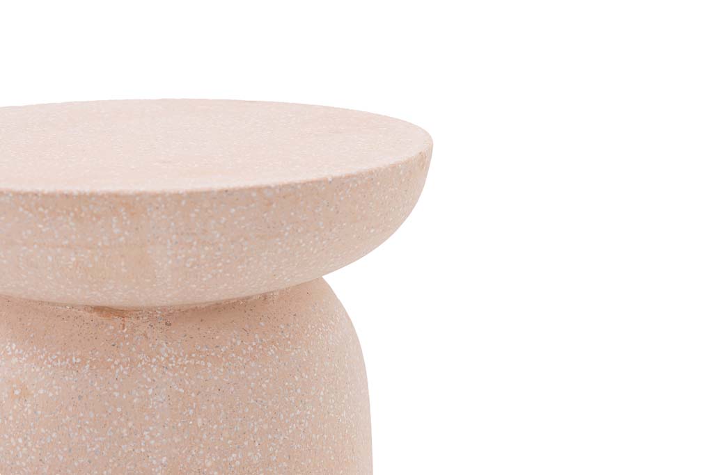 Σκαμπό Rieti Terazzo Pink White (35x35x45) Soulworks 0800008 από την εταιρεία SOULWORKS