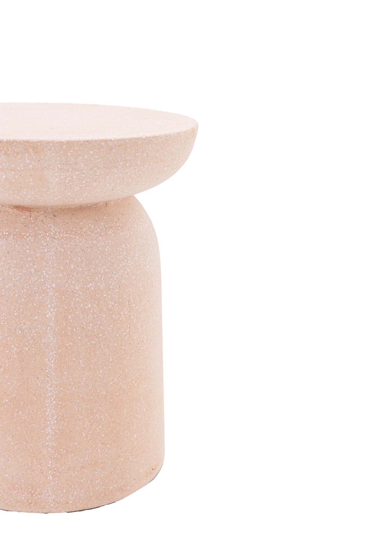 Σκαμπό Rieti Terazzo Pink White (35x35x45) Soulworks 0800008 από την εταιρεία SOULWORKS