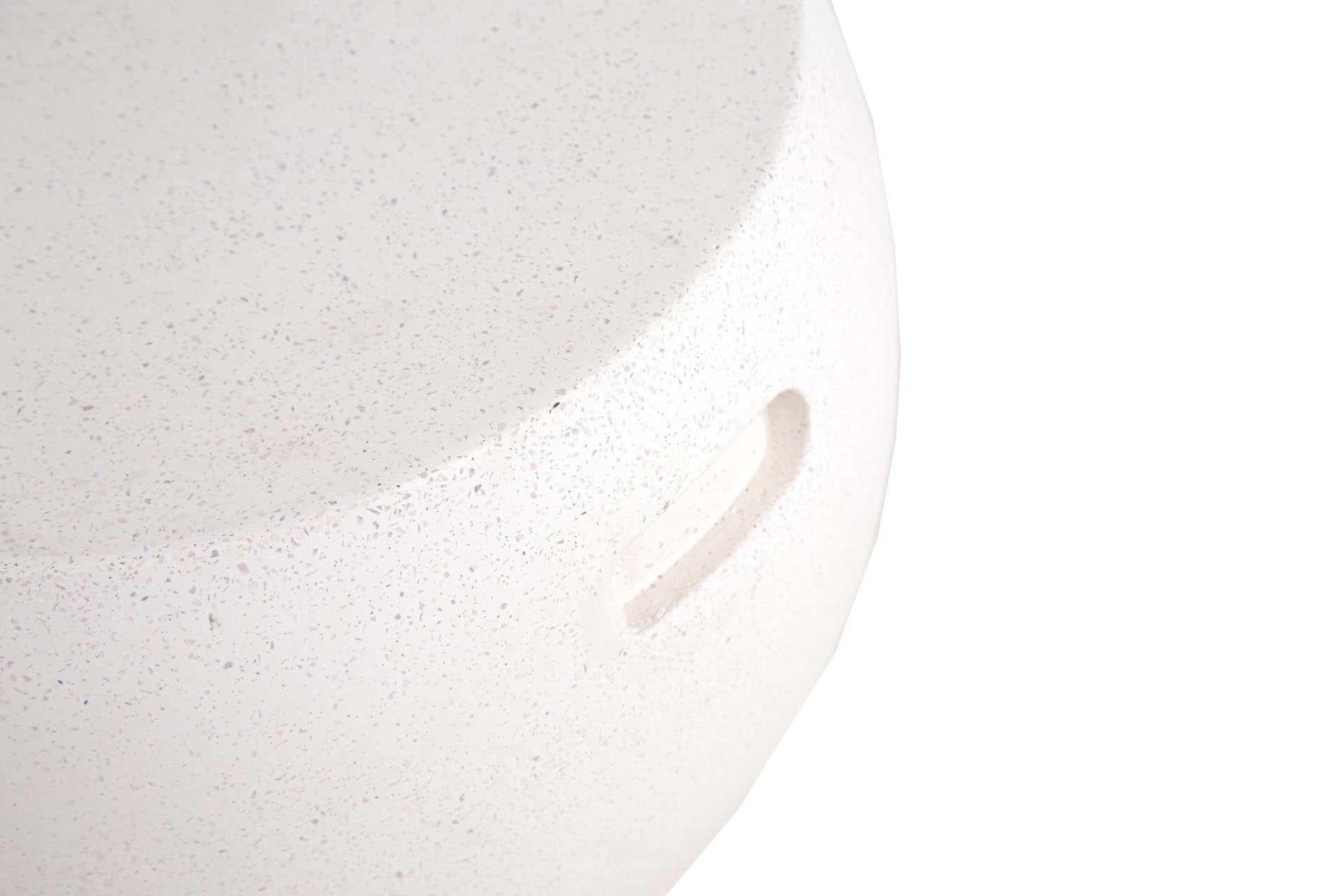 Τραπέζι Καθιστικού Rieti Terazzo White Round (44x44x34) Soulworks 0800047 από την εταιρεία SOULWORKS