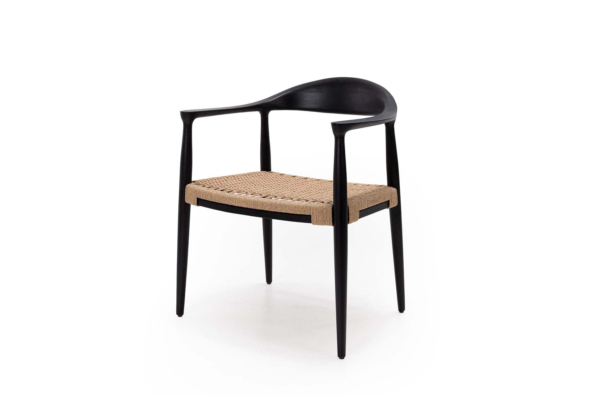 Καρέκλα Τραπεζαρίας με μπράτσα Kels Black (63x53x76) Soulworks 0940006 από την εταιρεία SOULWORKS