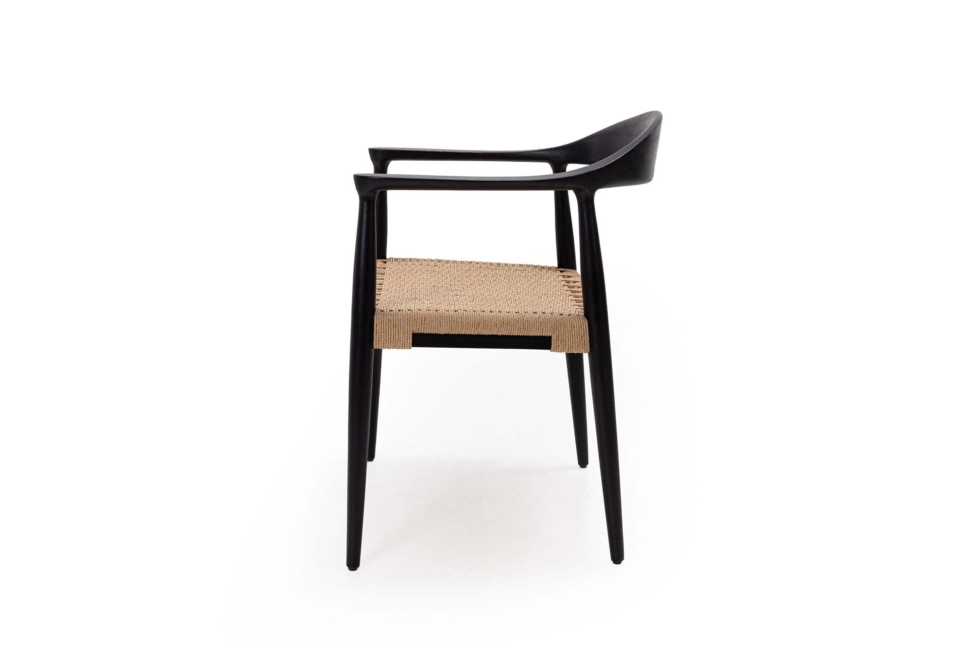 Καρέκλα Τραπεζαρίας με μπράτσα Kels Black (63x53x76) Soulworks 0940006 από την εταιρεία SOULWORKS