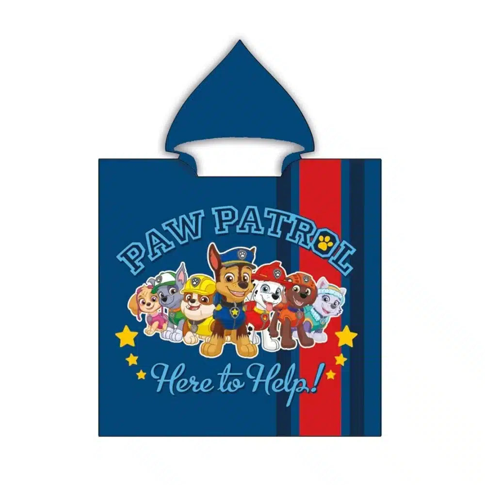 Παιδικό Πόντσο Microfiber Paw Patrol Μπλε από την εταιρεία Borea Home Textiles