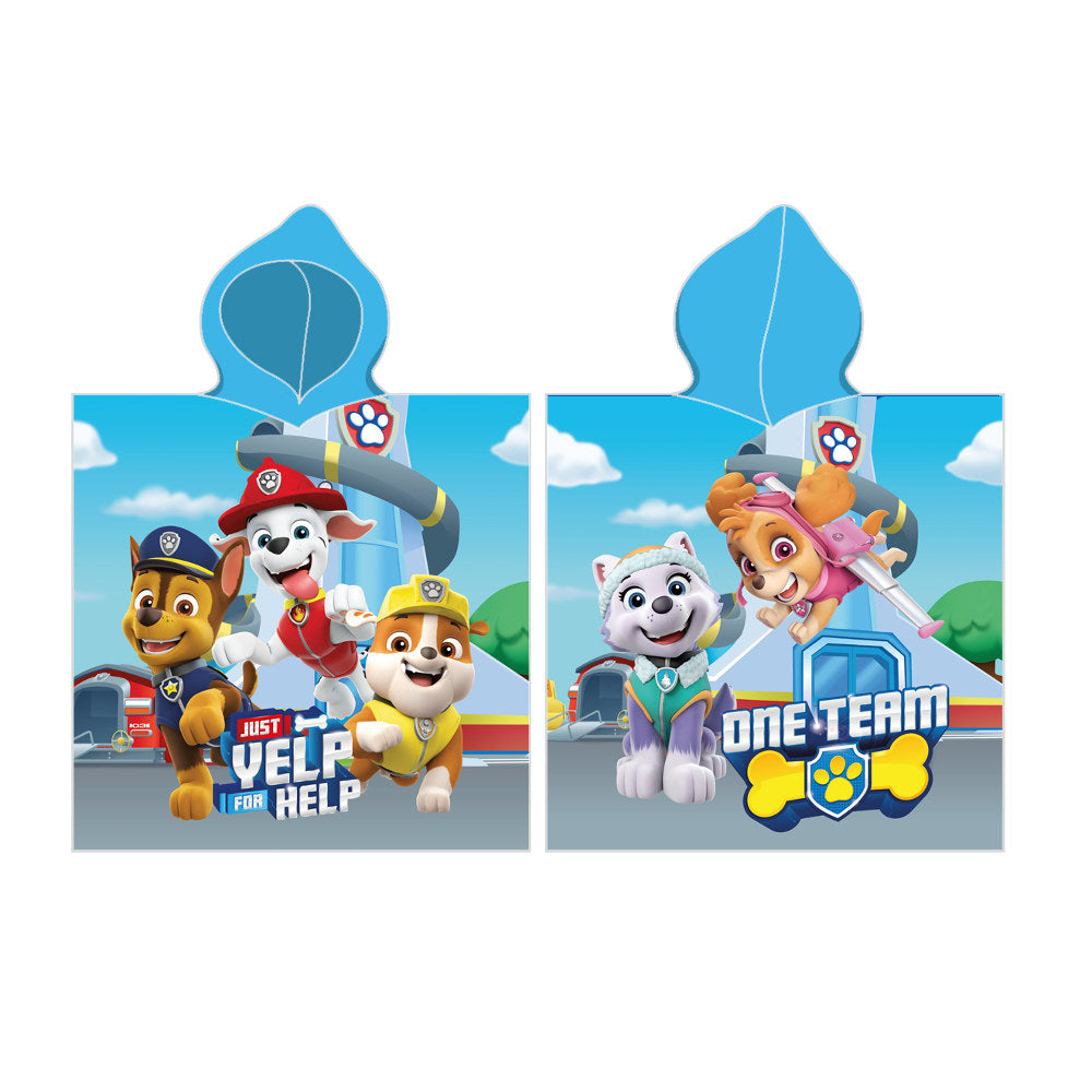 Παιδικό Πόντσο Microfiber Paw Patrol από την εταιρεία Borea Home Textiles