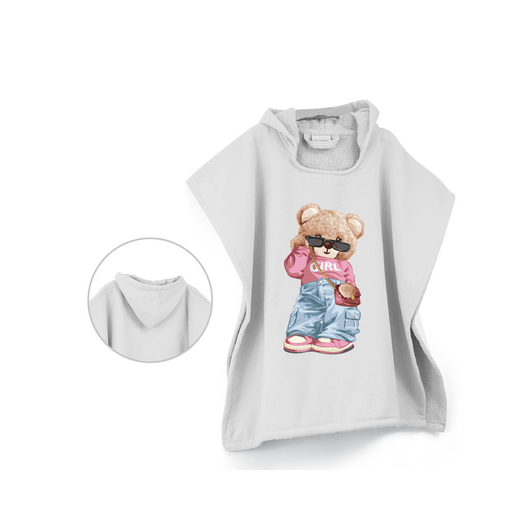 Παιδικό Πόντσο Θαλάσσης Teddy Girl από την εταιρεία Borea Home Textiles