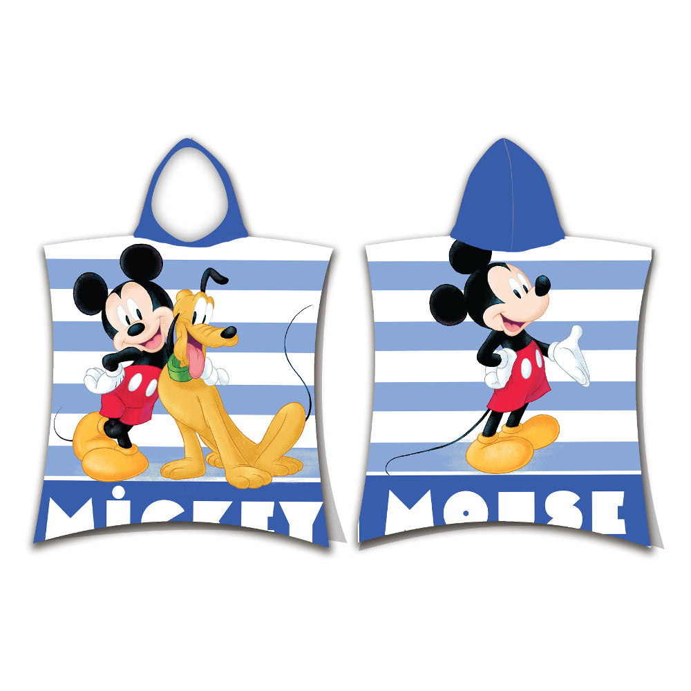 Παιδικό Πόντσο Βαμβακερό Βελούδινο Mickey 320gsm από την εταιρεία Borea Home Textiles