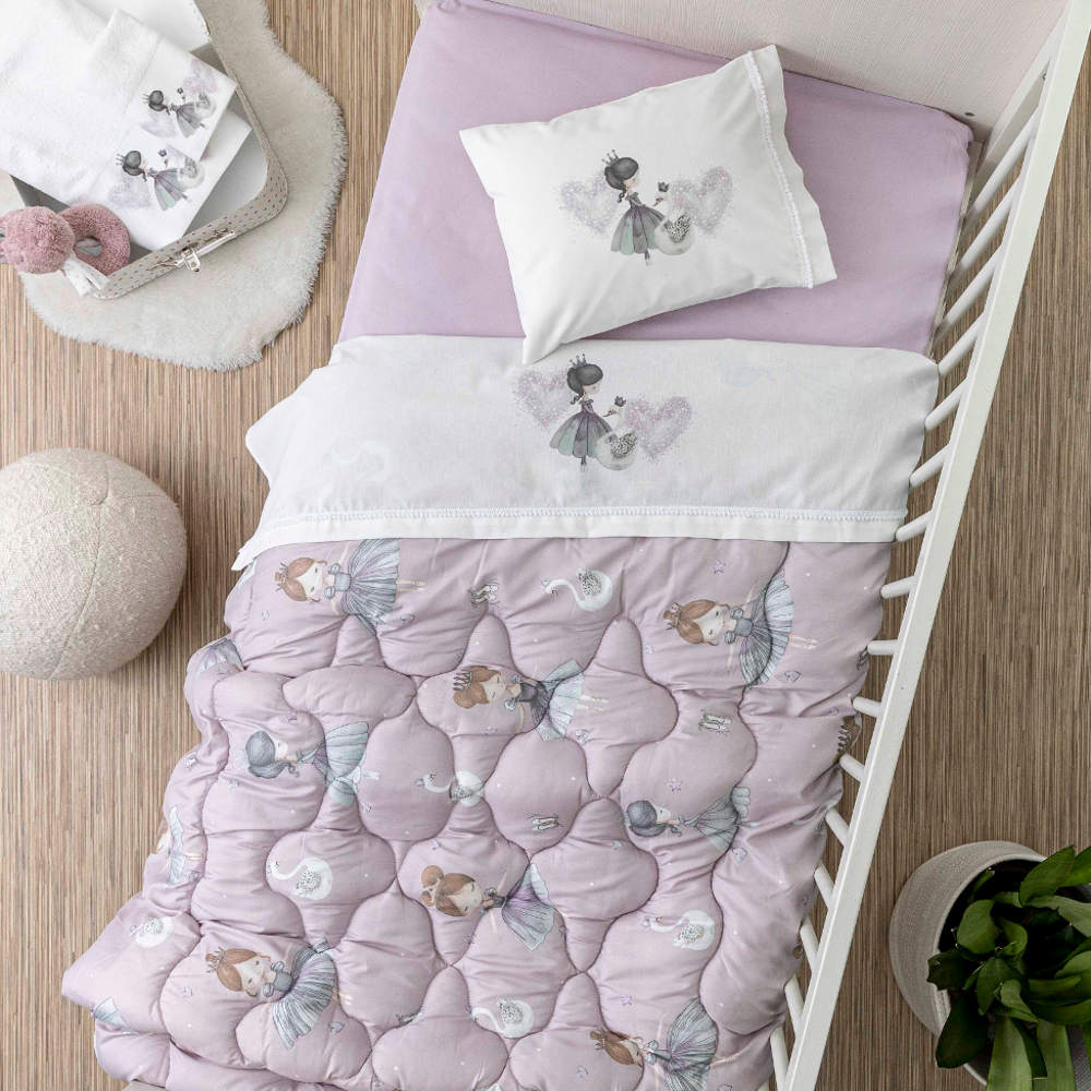 Πάπλωμα Κούνιας Odette από την εταιρεία Borea Home Textiles