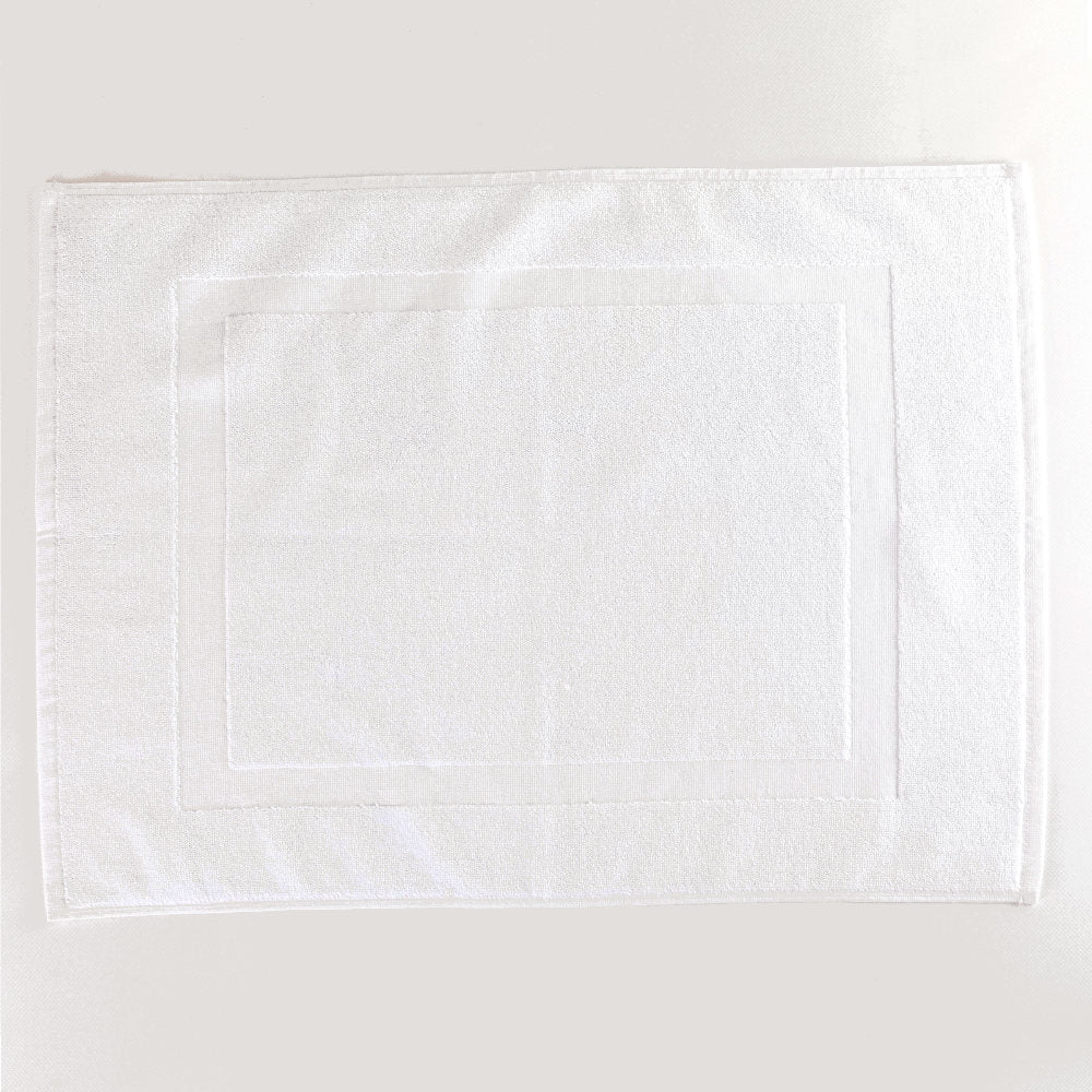 Πατακι Μπάνιου Ρίγα Λευκό 50 x 70 cm 50 X 70 από την εταιρεία Borea Home Textiles