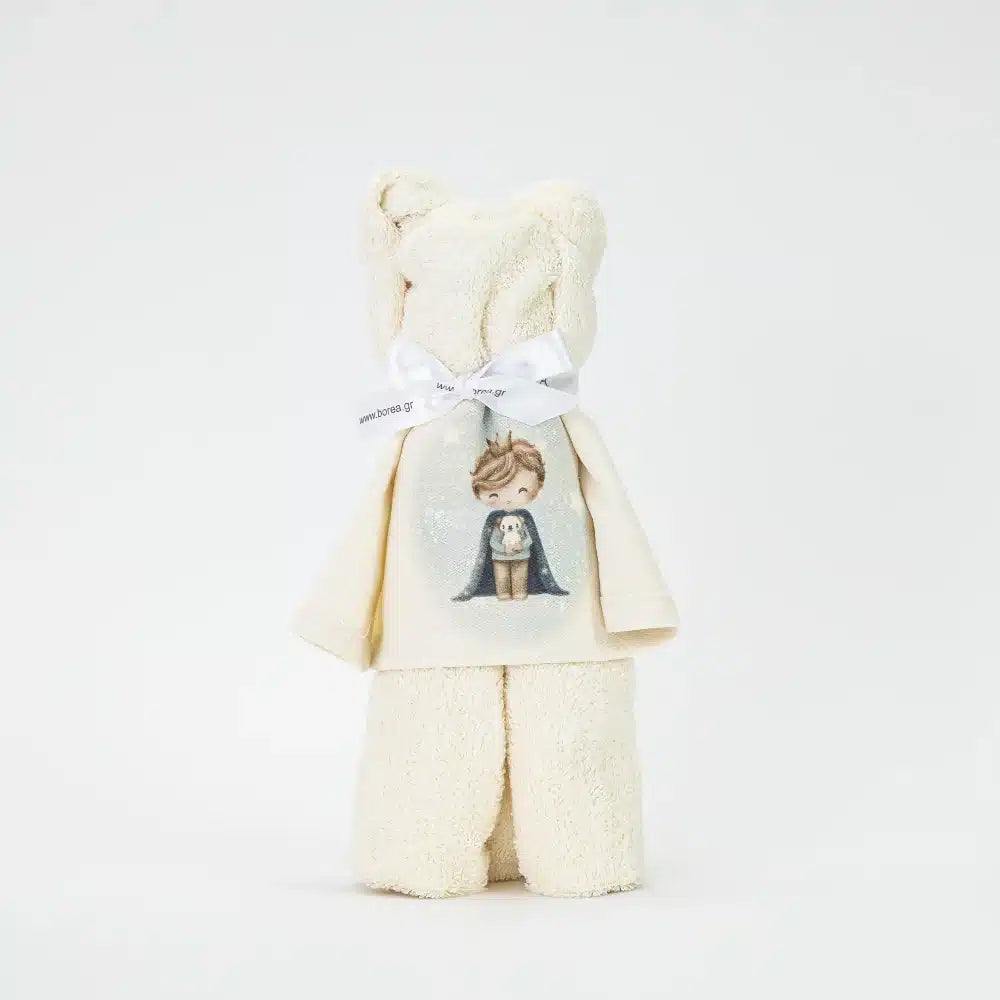 Πετσέτα Αρκουδάκι Little King από την εταιρεία Borea Home Textiles