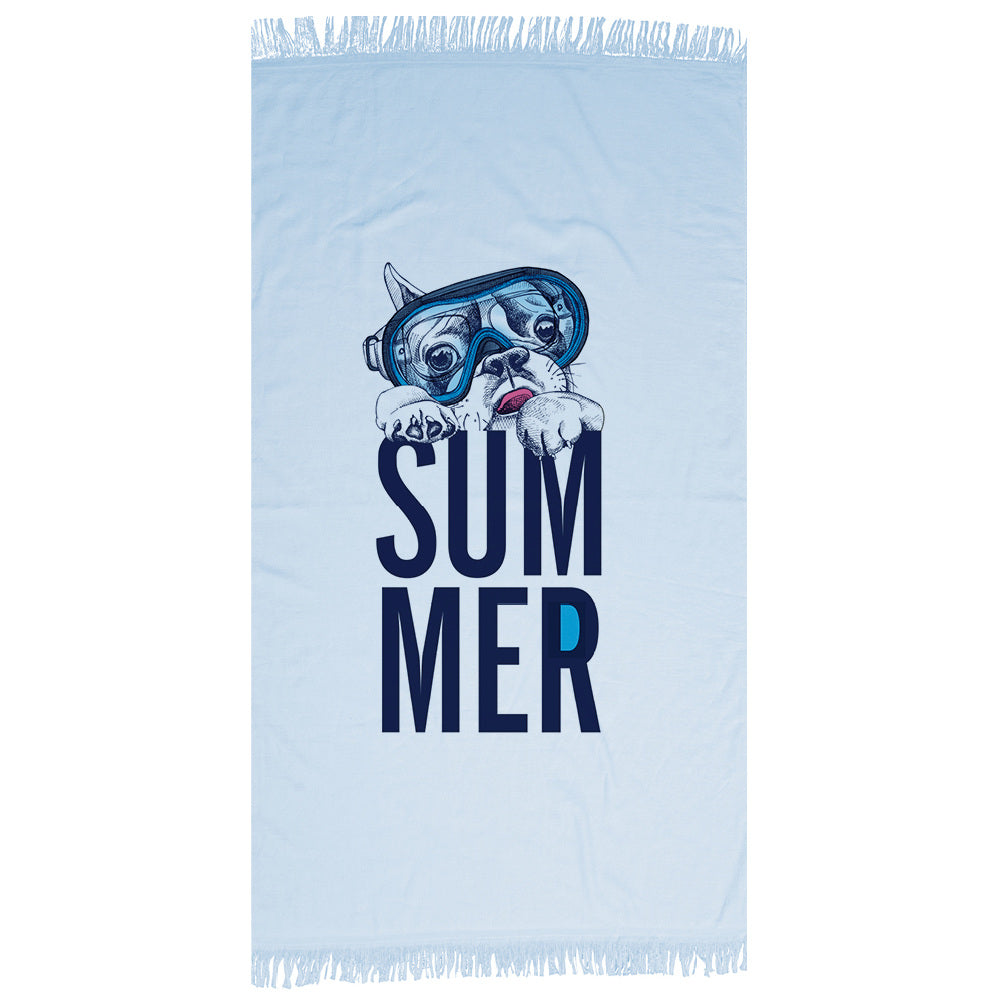 Πετσέτα Παρεό Bulldog από την εταιρεία Borea Home Textiles