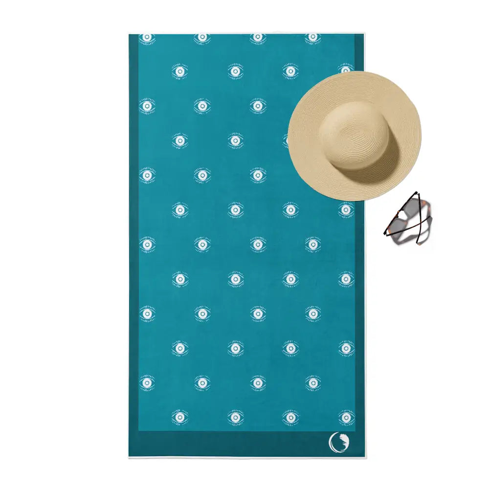 Πετσέτα Θαλάσσης Microfiber Quick Dry Azure