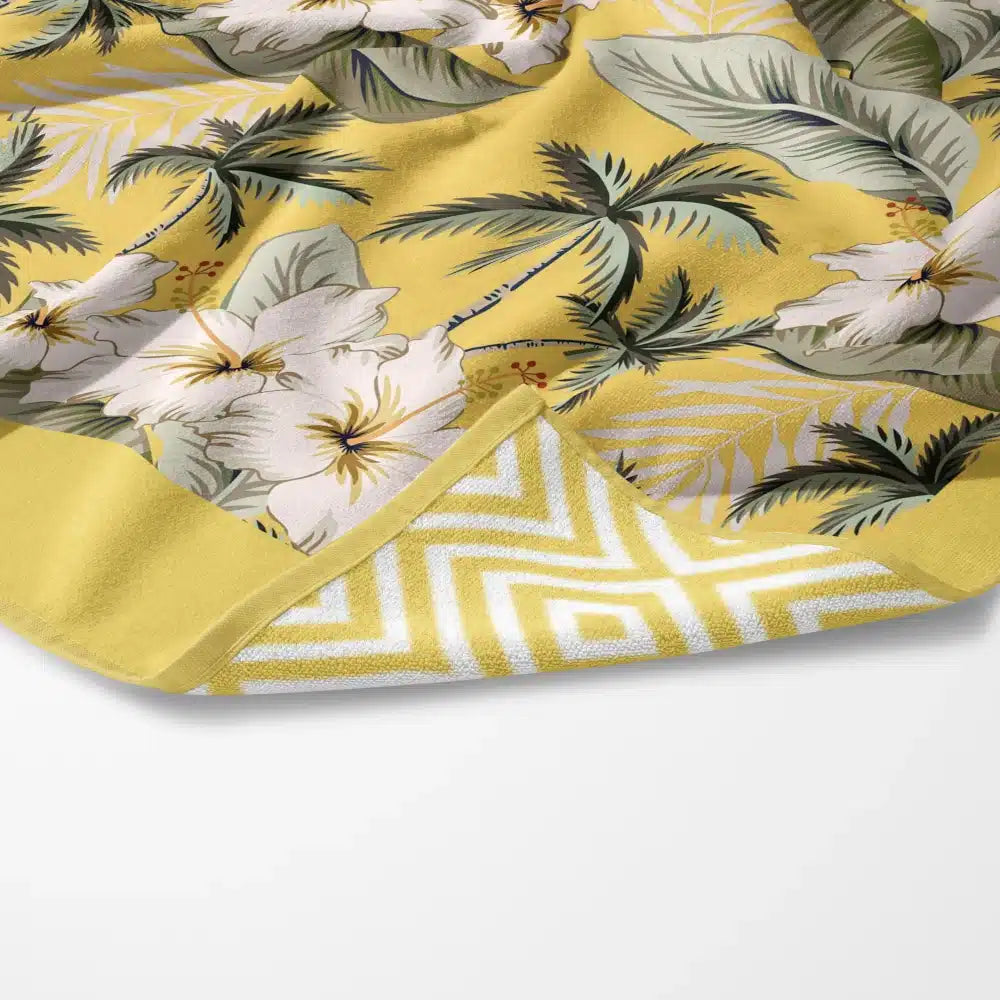 Πετσέτα Θαλάσσης Microfiber Quick Dry Hibiscus από την εταιρεία Borea Home Textiles