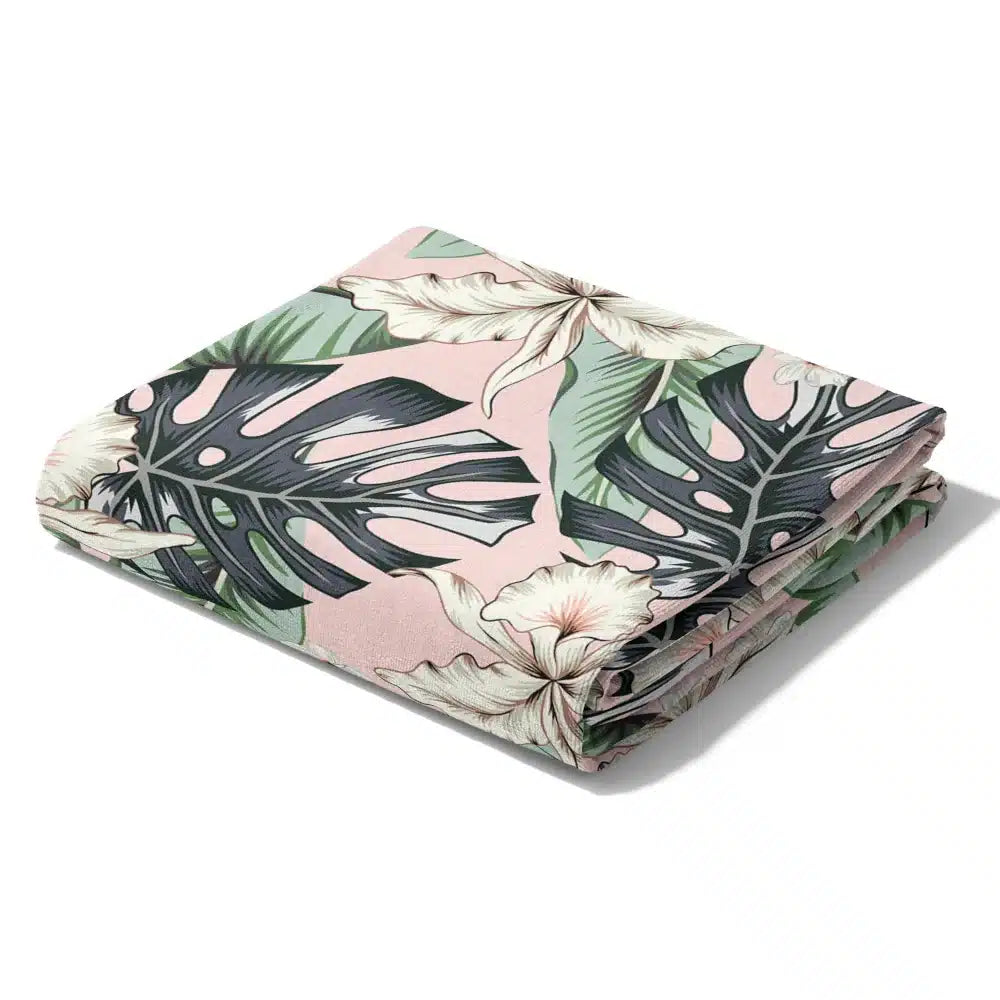 Πετσέτα Θαλάσσης Microfiber Quick Dry Monstera από την εταιρεία Borea Home Textiles