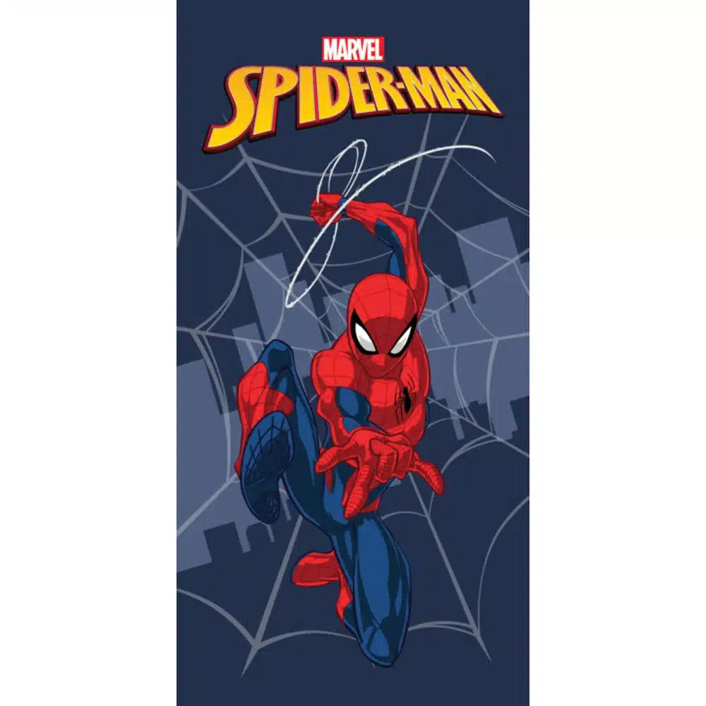 Πετσέτα Θαλάσσης Microfiber Spiderman Dark