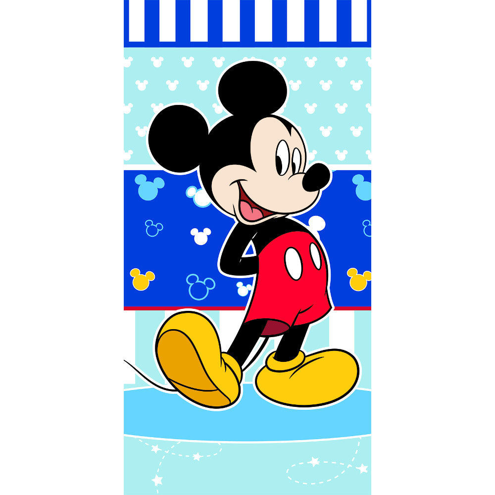 Πετσέτα Θαλάσσης Βαμβακερή Βελούδινη Mickey 320gsm από την εταιρεία Borea Home Textiles